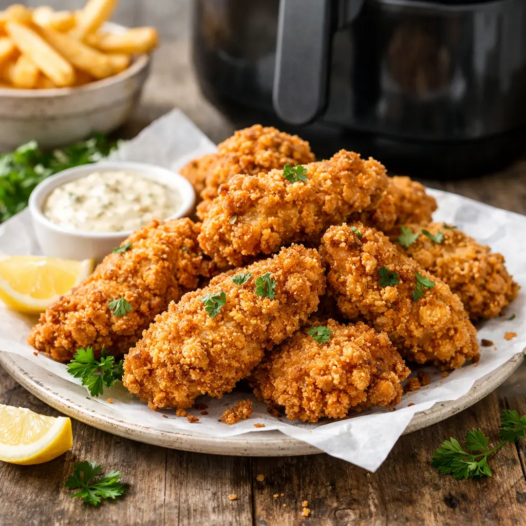 Poulet frit croustillant